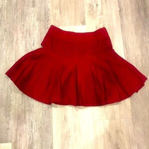 Red skirt
